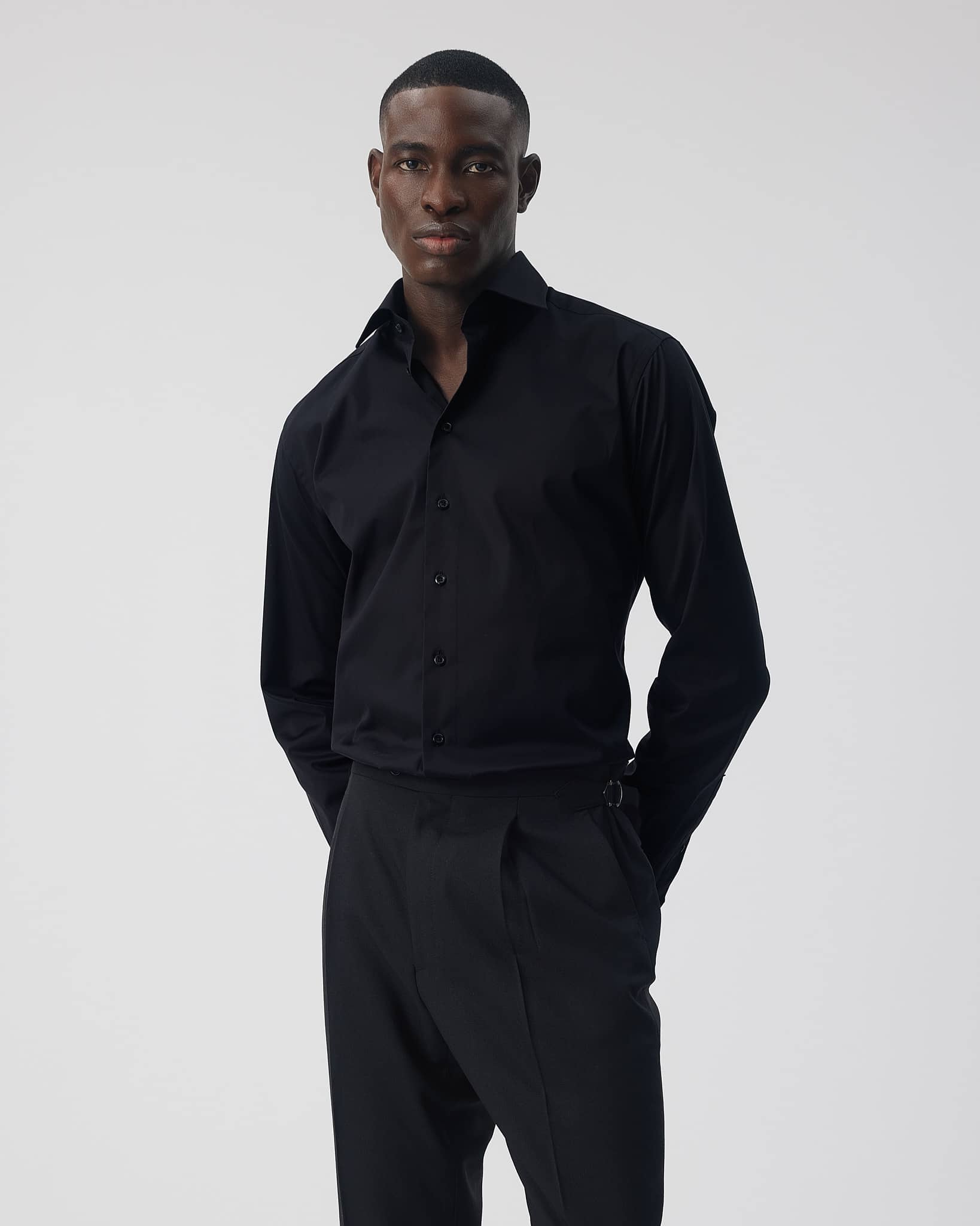 Model: 193 cm/84 kg in Slim L Long (41-42)