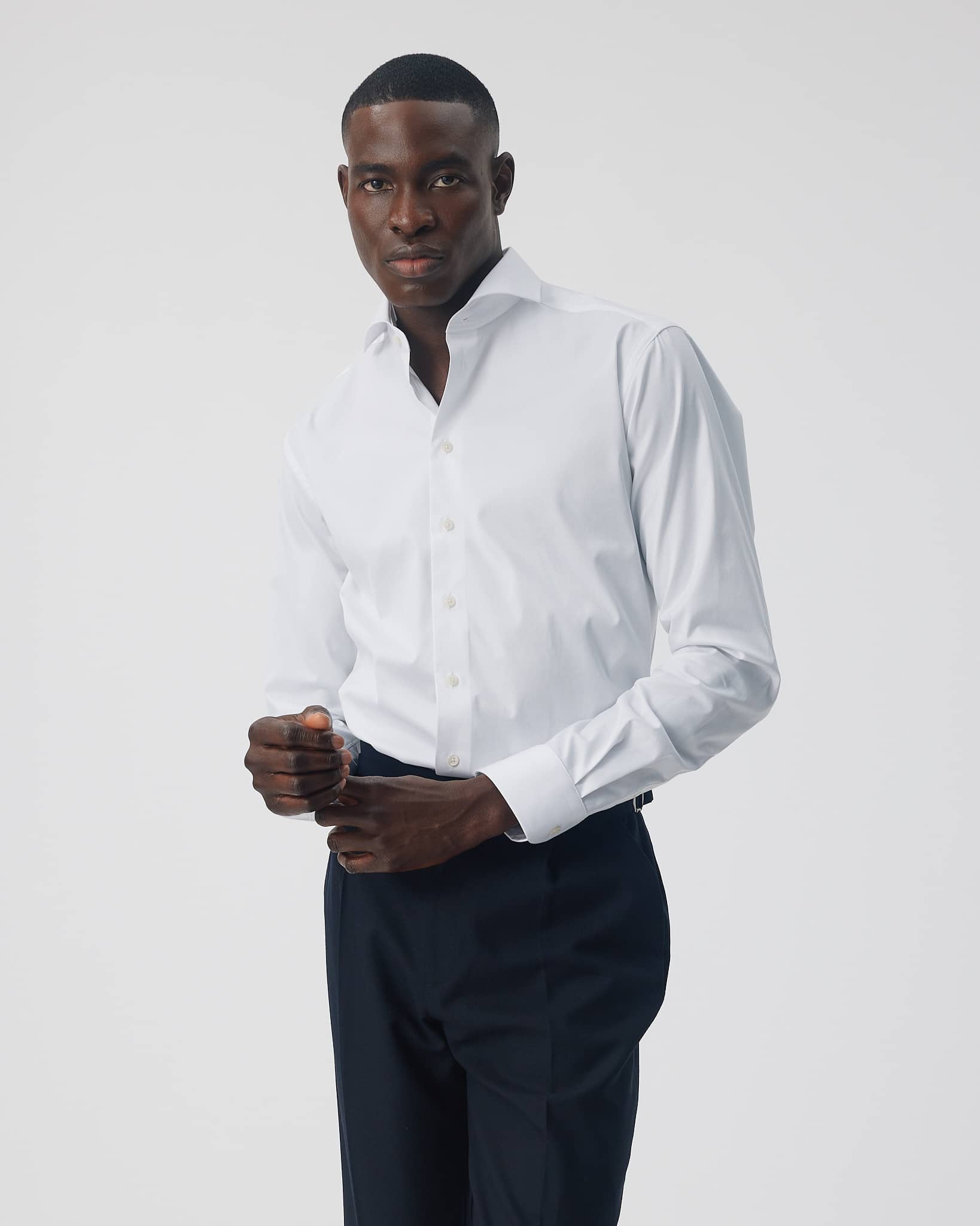 Model: 193 cm/84 kg in Slim L Long (41-42)