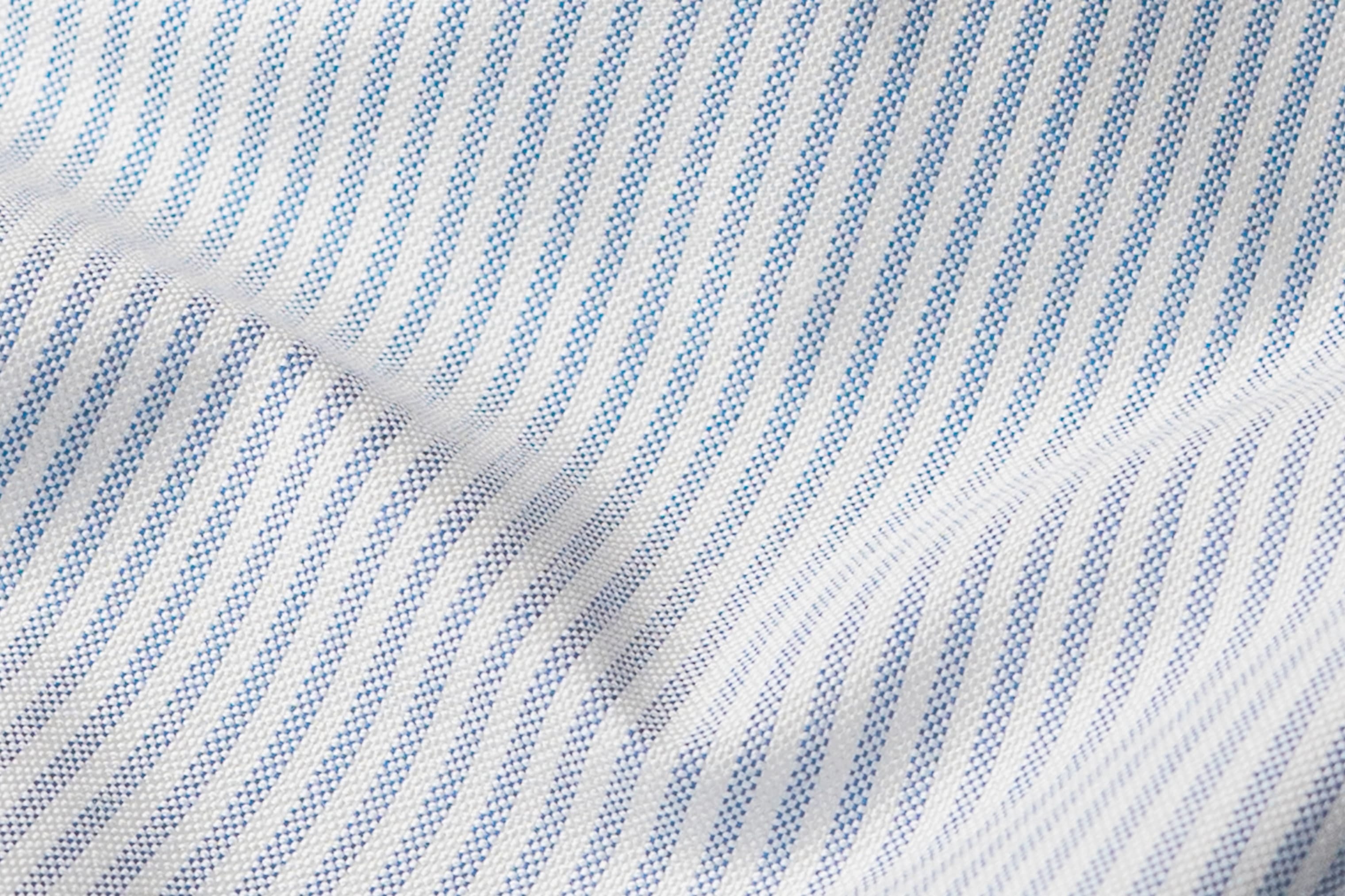 The Founder Blue stripe oxford signaturstof